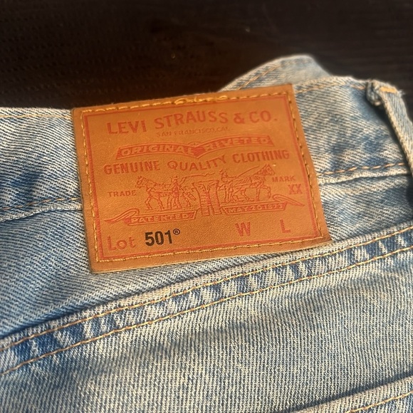 Vintage Largw E Pre 1971 Levi’s 501 Button Fly 34x38 - Picture 2 of 11